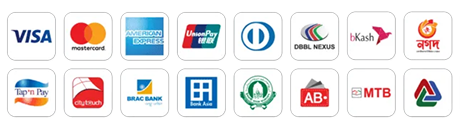 Payment methods we support